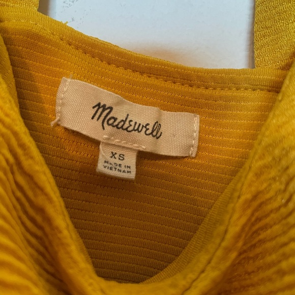 Madewell Texture and Thread cross back tank XS - Picture 4 of 6